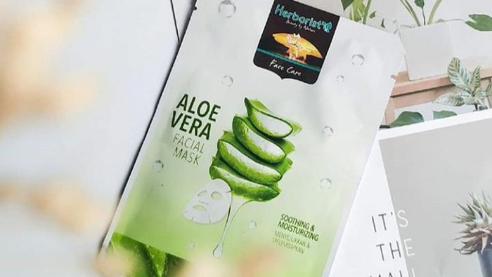 Hilangkan Bruntusan dengan 4 Sheet Mask Aloe Vera di Bawah Rp15 Ribu Ini