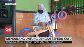 VIDEO: Mendulang Untung dengan Sepeda Kayu