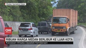 VIDEO: Ribuan Warga Medan Berlibur ke Luar Kota