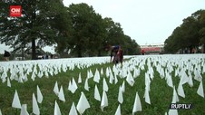 VIDEO: Pesan Dibalik Ratusan Bendera Putih di Washington