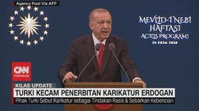 VIDEO: Turki Kecam Penerbitan Karikatur Erdogan