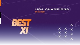 INFOGRAFIS: Best XI Liga Champions Pekan Ini