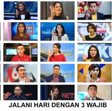 23 Presenter TV Rilis Video Klip 'Iman-Aman-Imun' Secara Virtual