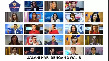 23 Presenter TV Rilis Video Klip 'Iman-Aman-Imun' Secara Virtual