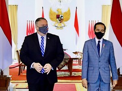 Terima Menlu AS Mike Pompeo, Jokowi Singgung Kemitraan