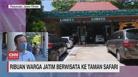 VIDEO: Ribuan Warga Jatim Berwisata ke Taman Safari