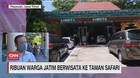 VIDEO: Ribuan Warga Jatim Berwisata ke Taman Safari