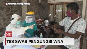 VIDEO: Test Swab Pengungsi WNA