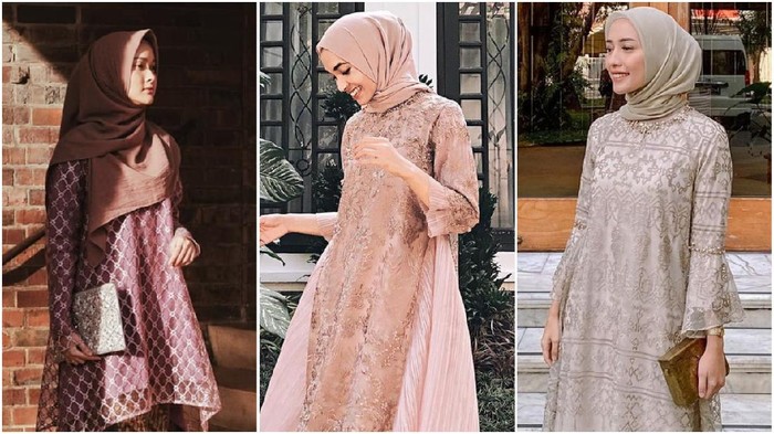 Inspirasi Kebaya Tunik Hijabers Cantik untuk Lamaran