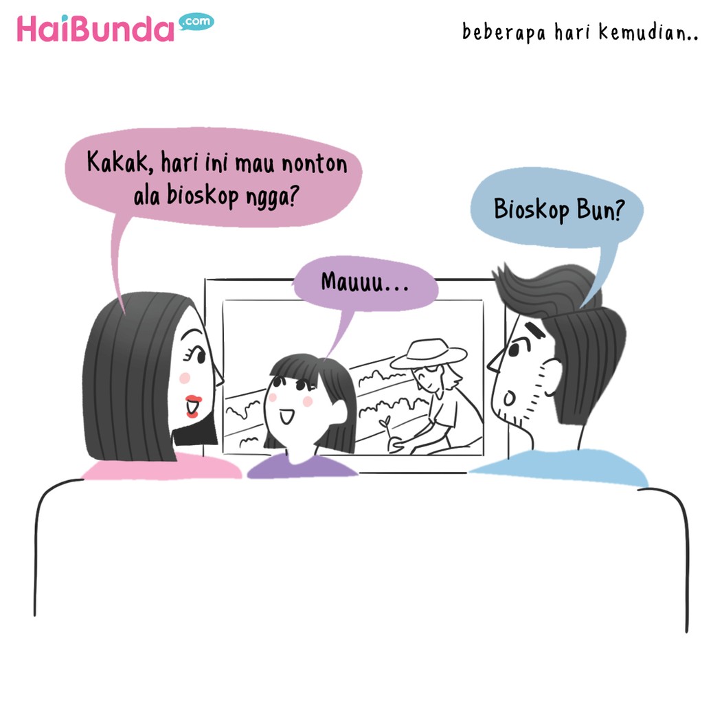 Komik HaiBunda Staycation di rumah