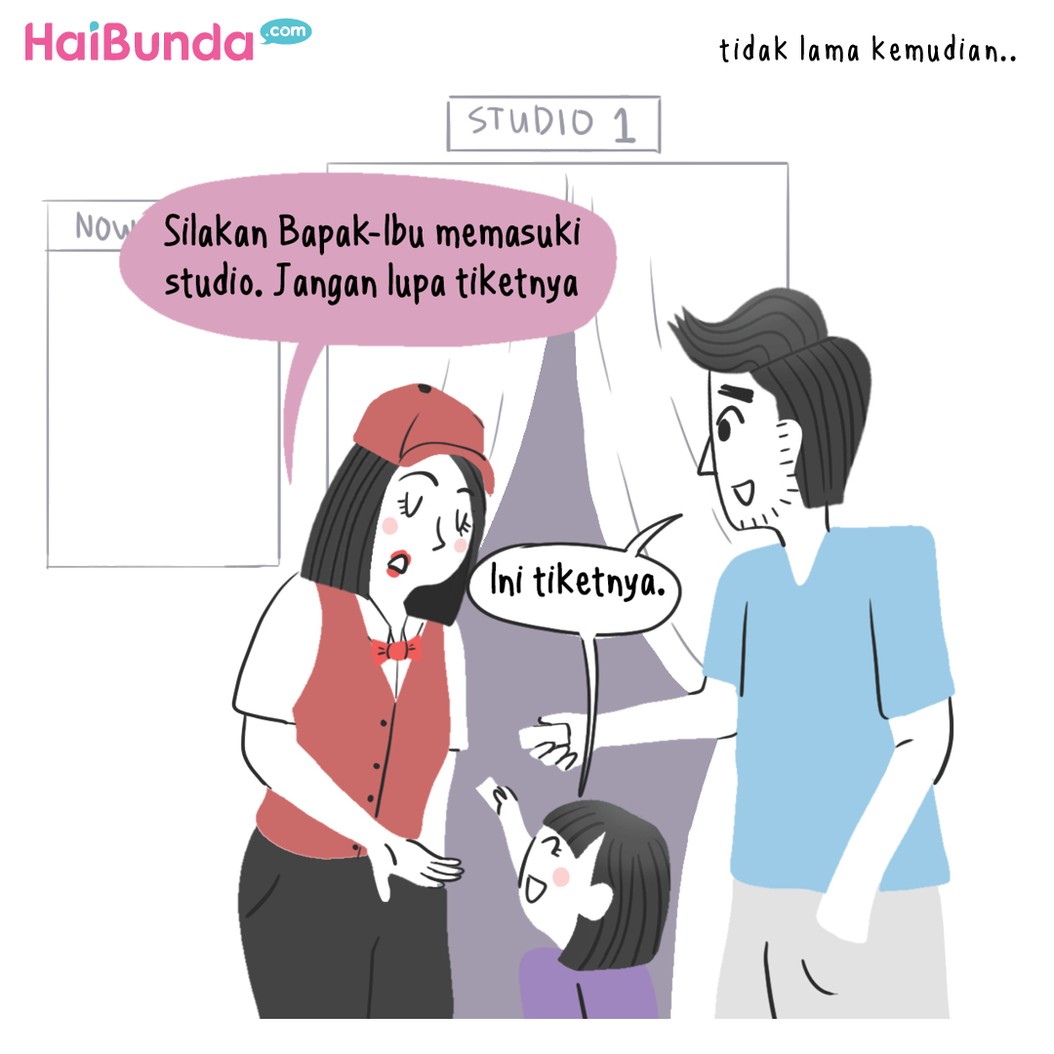 Komik HaiBunda Staycation di rumah