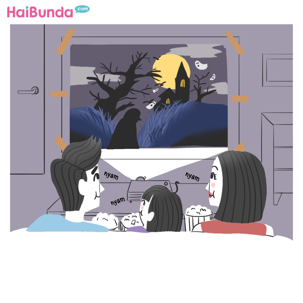 Komik HaiBunda Staycation di rumah