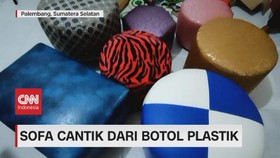 VIDEO: Sofa Cantik Dari Botol Plastik