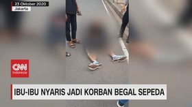 VIDEO: Ibu-Ibu Nyaris Jadi Korban Begal Sepeda