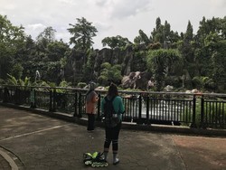Suasana Ragunan Pagi Ini Sepi Pengunjung
