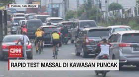 VIDEO: Rapid Tes Massal di Kawasan Puncak