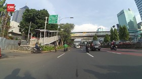 VIDEO: Ribuan Warga Jakarta Berlibur, Lalu Lintas Sepi