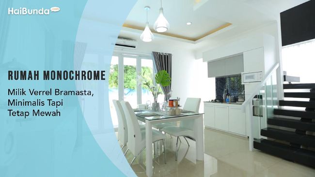  Rumah  Monochrome Milik Verrel  Bramasta  Minimalis Tapi 