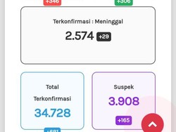 Update Corona di Jateng 30 Oktober: 34.728 Positif, 2.574 Meninggal