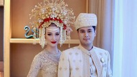 <p>Varsha Strauss menikah dengan salah satu cucu Presiden Soeharto, Panji Adhikumoro pada tahun 2018. (Foto: Instagram @varshaadhikumoro)</p>