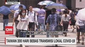 VIDEO; Taiwan 200 Hari Bebas Transmisi Lokal Covid-19