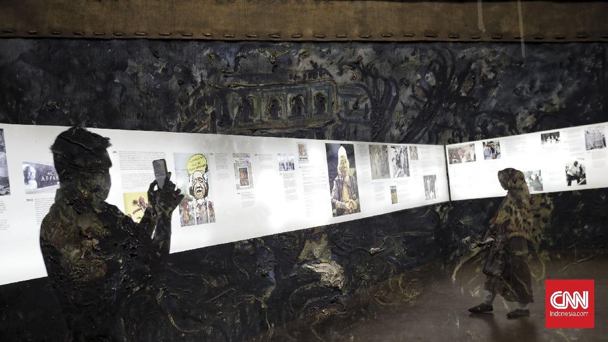 FOTO: Menyapa Karya Affandi Lewat Pameran Lukis Imersif