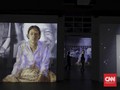 FOTO: Menyapa Karya Affandi Lewat Pameran Lukis Imersif