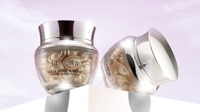 Kulit Cerah Bersinar dalam 1 Malam dengan ULTIMA II Clear White Supreme Overnight Radiance Capsule