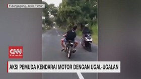 VIDEO: Pengendara Motor Ugal-ugalan Ditangkap Polisi
