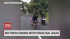 VIDEO: Pengendara Motor Ugal-ugalan Ditangkap Polisi