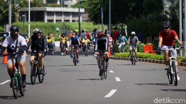 Pesepeda Tetap Harus Jaga Jarak Saat Berolahraga