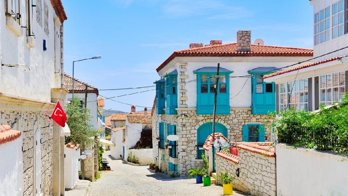 Alacati village,Cesme,Izmir,Aegean coast of Turkey