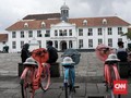 FOTO: Libur Panjang, Kota Tua Diserbu Pengunjung