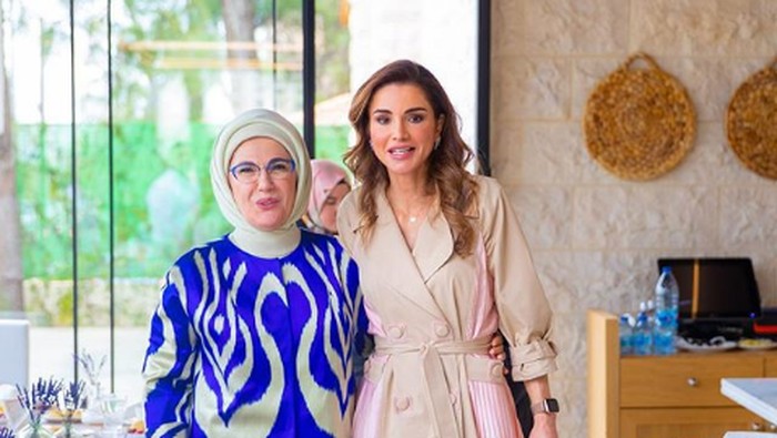 Ratu Rania dan Emine Erdogan