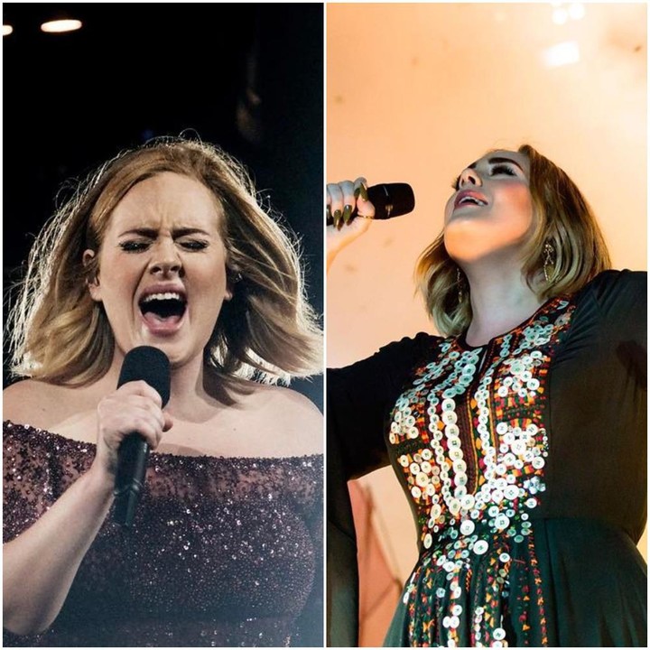<p>Tak hanya tubuhnya yang jadi lebih langsing, wajah Adele juga nampak tirus. (Foto: Instagram @adele)</p>