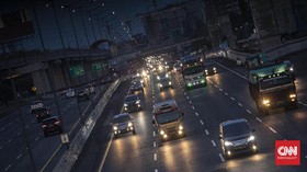 H+3 Lebaran, Arus Tol Jakarta-Cikampek Masih Lengang