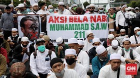 Polisi Tangkap 10 Orang di Aksi Demo Bela Nabi 211