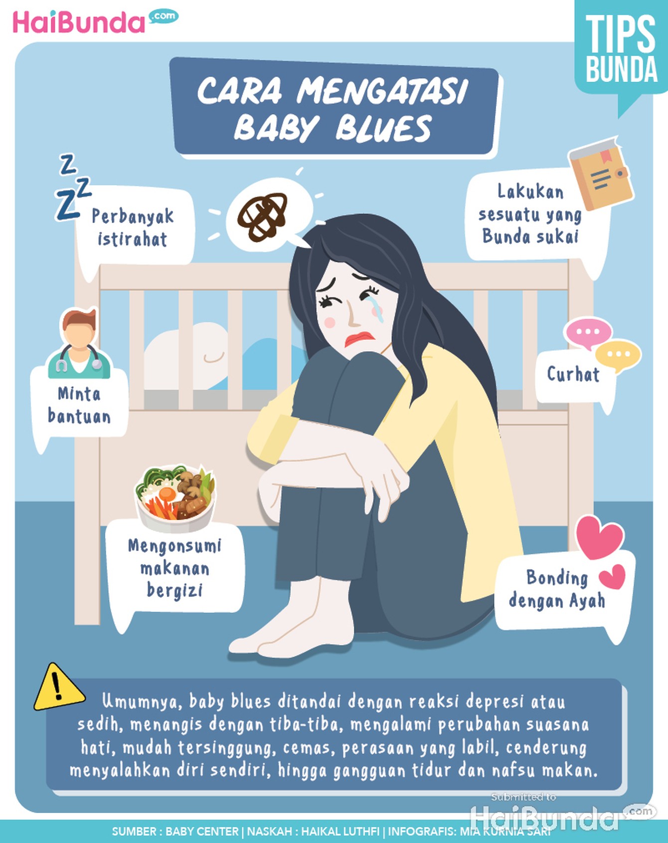 Infografis baby blues Infografis baby blues