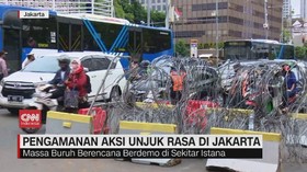 VIDEO: Pengamanan Aksi Unjuk Rasa di Jakarta