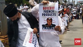 Para Pemimpin Muslim Prancis Kutuk Aksi Boikot Produk