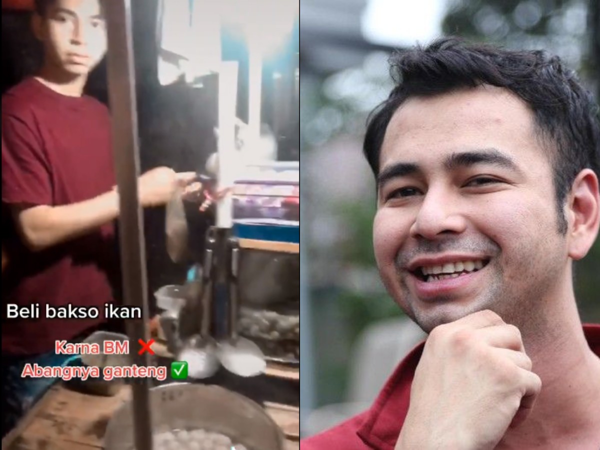 Heboh&excl; Tukang Bakso Ikan Mirip Artis Raffi Ahmad