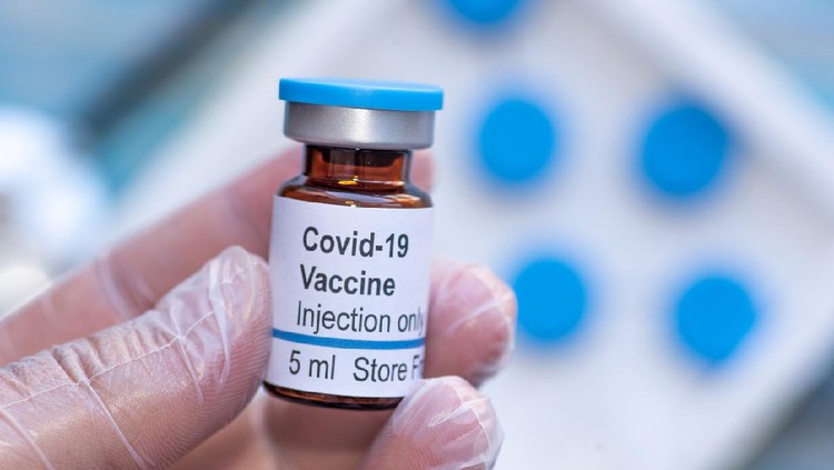 Illustrative picture of covid-19 coronavirus vaccine vial