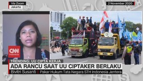 VIDEO: Ada Rancu Saat UU Ciptaker Berlaku