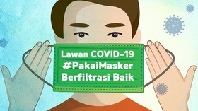 INFOGRAFIS: Lawan Covid-19 dengan Masker Filtrasi Baik