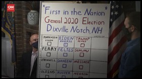 VIDEO: Hari Pemilihan, Biden-Trump Sudah Raih 1 Kemenangan