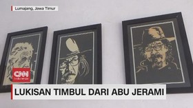 VIDEO: Lukisan Timbul dari Abu Jerami