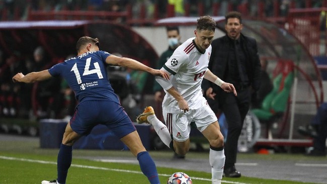 Lokomotiv Moscow bermain imbang saat menjamu Atletico Madrid dalam lanjutan Liga Champions Grup A.