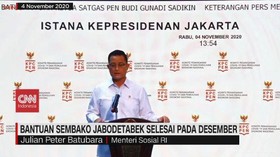 VIDEO: Bantuan Sembako Jabodetabek Selesai pada Desember
