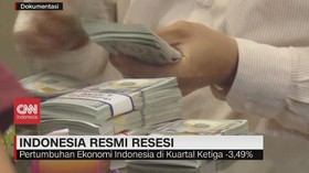 VIDEO: Ekonomi Q3 2020 Minus, Indonesia Resmi Resesi