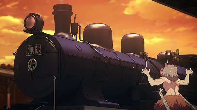 Sebuah lokomotif uap yang terinspirasi oleh kereta api dalam film animasi dari serial manga populer "Demon Slayer" memulai perjalanan perdananya.